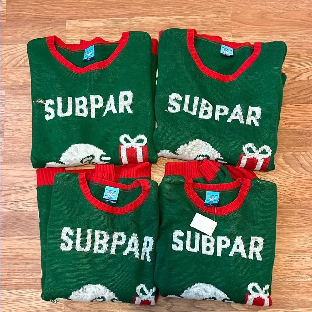 Green and Red Men's Sweater